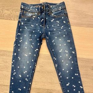 Girls Crewcuts star jeans from J Crew